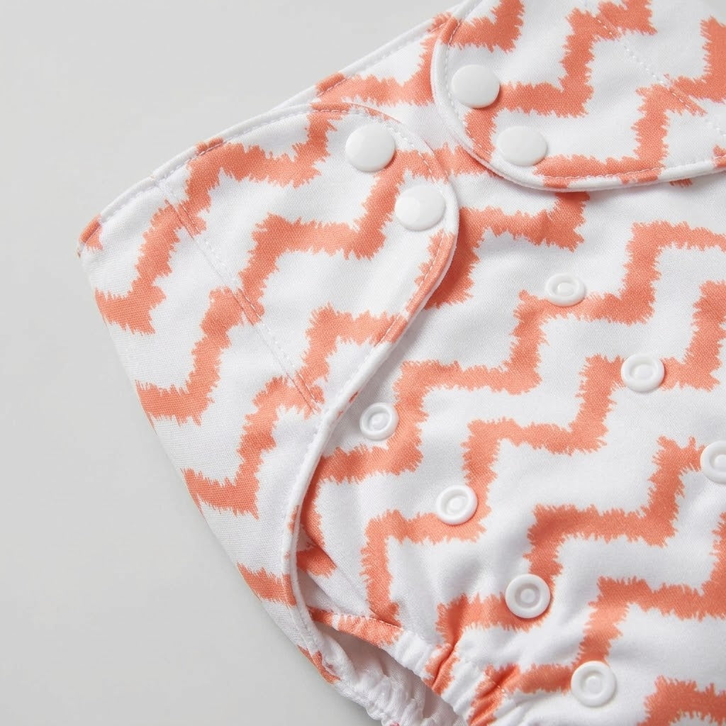 Reusable Cloth Diaper – One Size (0–24 Months)