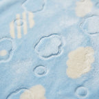Super Soft Blue Cloud Zipper Blanket – Newborn