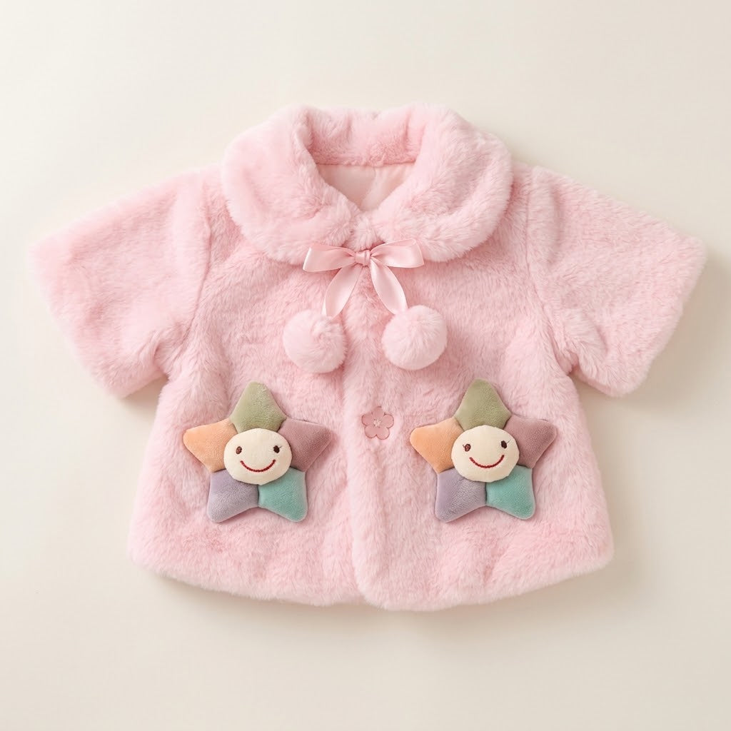 Pink Fur Star Jacket