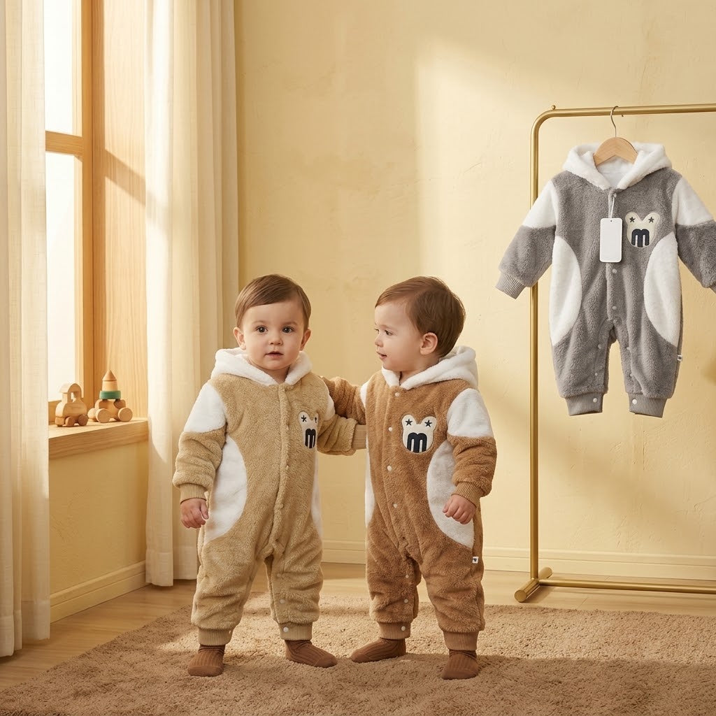 Bear Buddy Hooded Romper