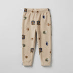 Baby Boys Trousers Set – Pack of 3 (Football Print, Striped, Teal)