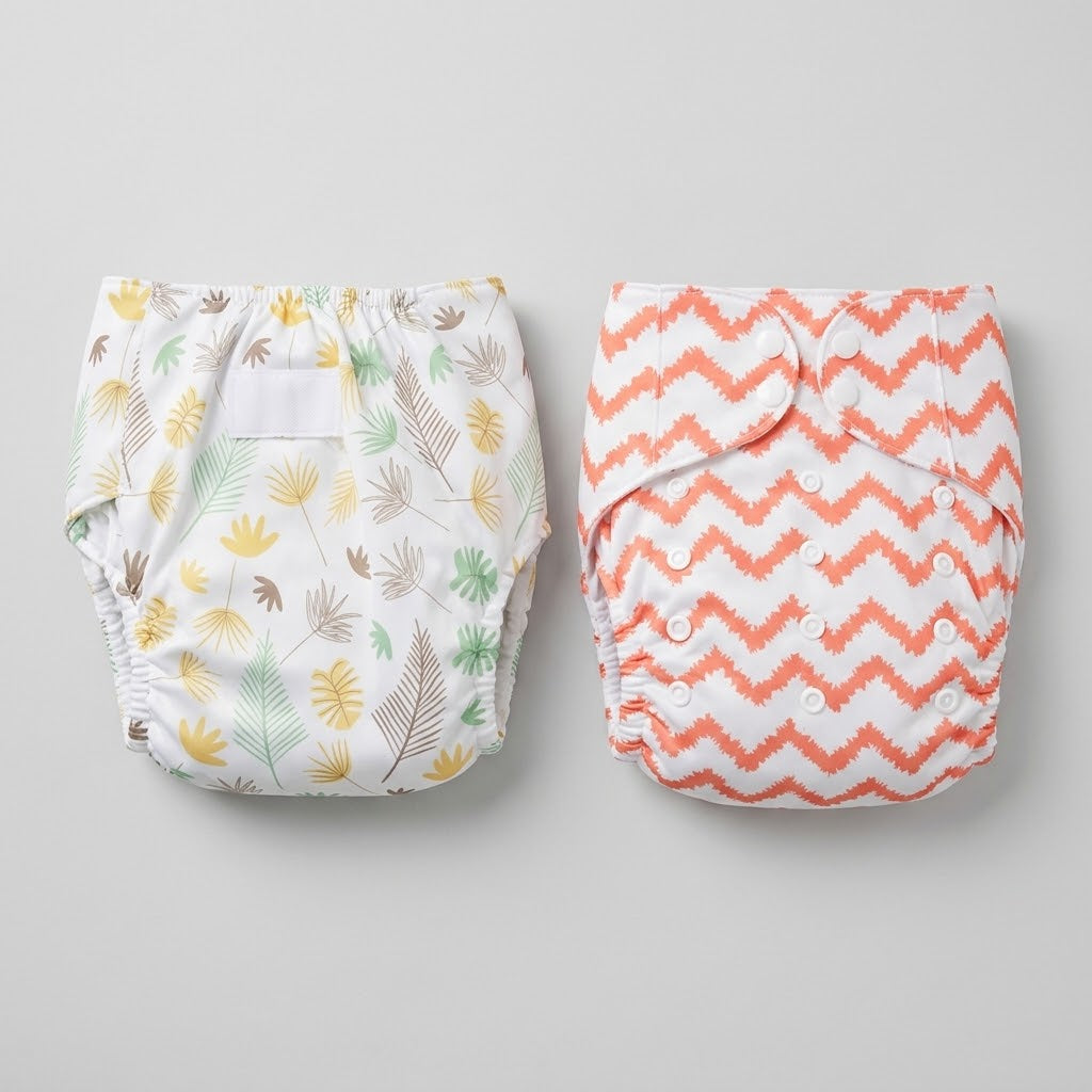 Reusable Cloth Diaper – One Size (0–24 Months)