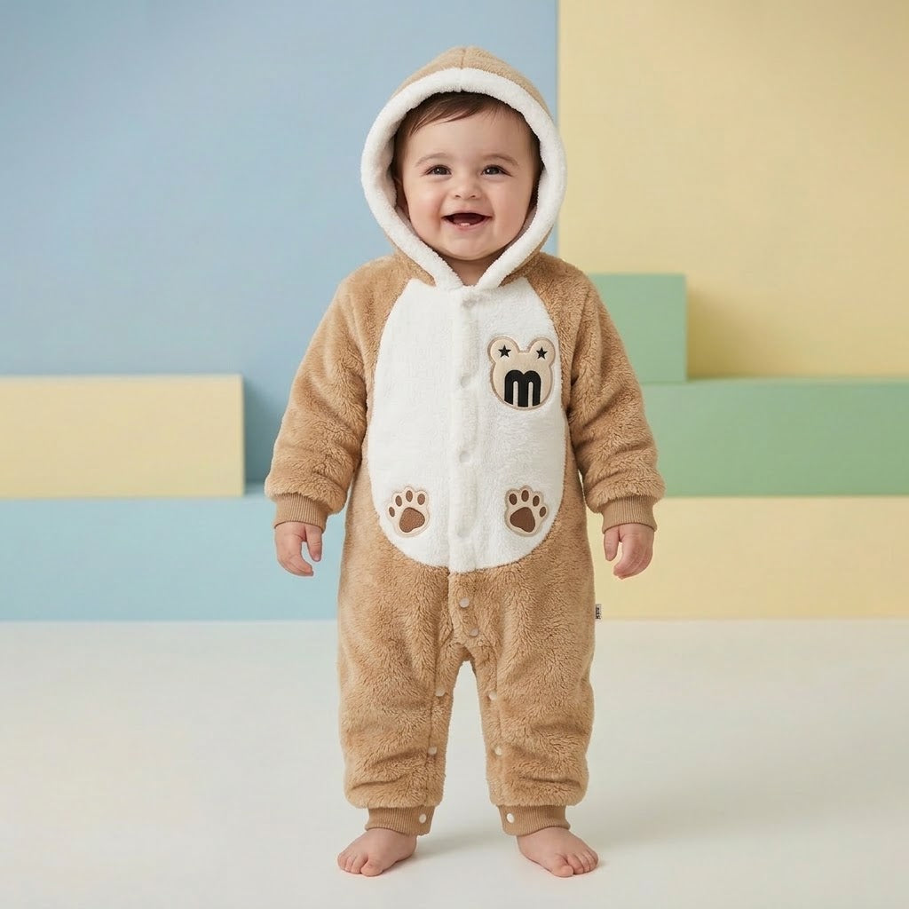 Bear Buddy Hooded Romper