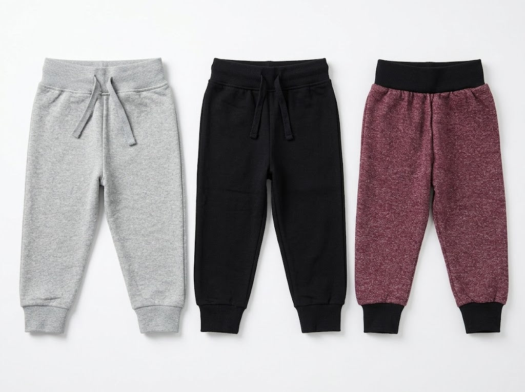 Kids Fleece Joggers – Pack of 3