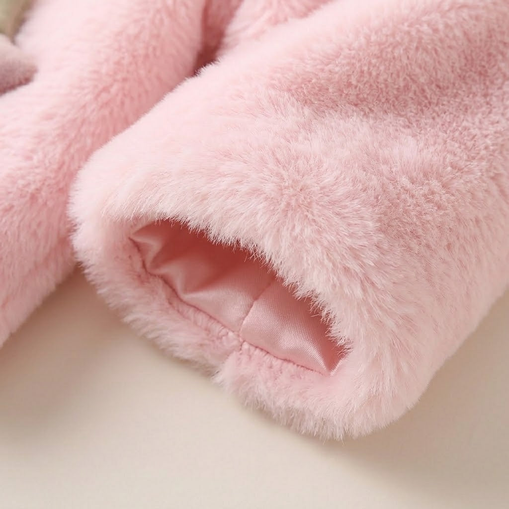 Pink Fur Star Jacket