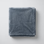 Super Soft Rabbit Baby Blanket – Slate Blue (Large)