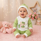 Kitten Bow Kimono 3-Piece Set