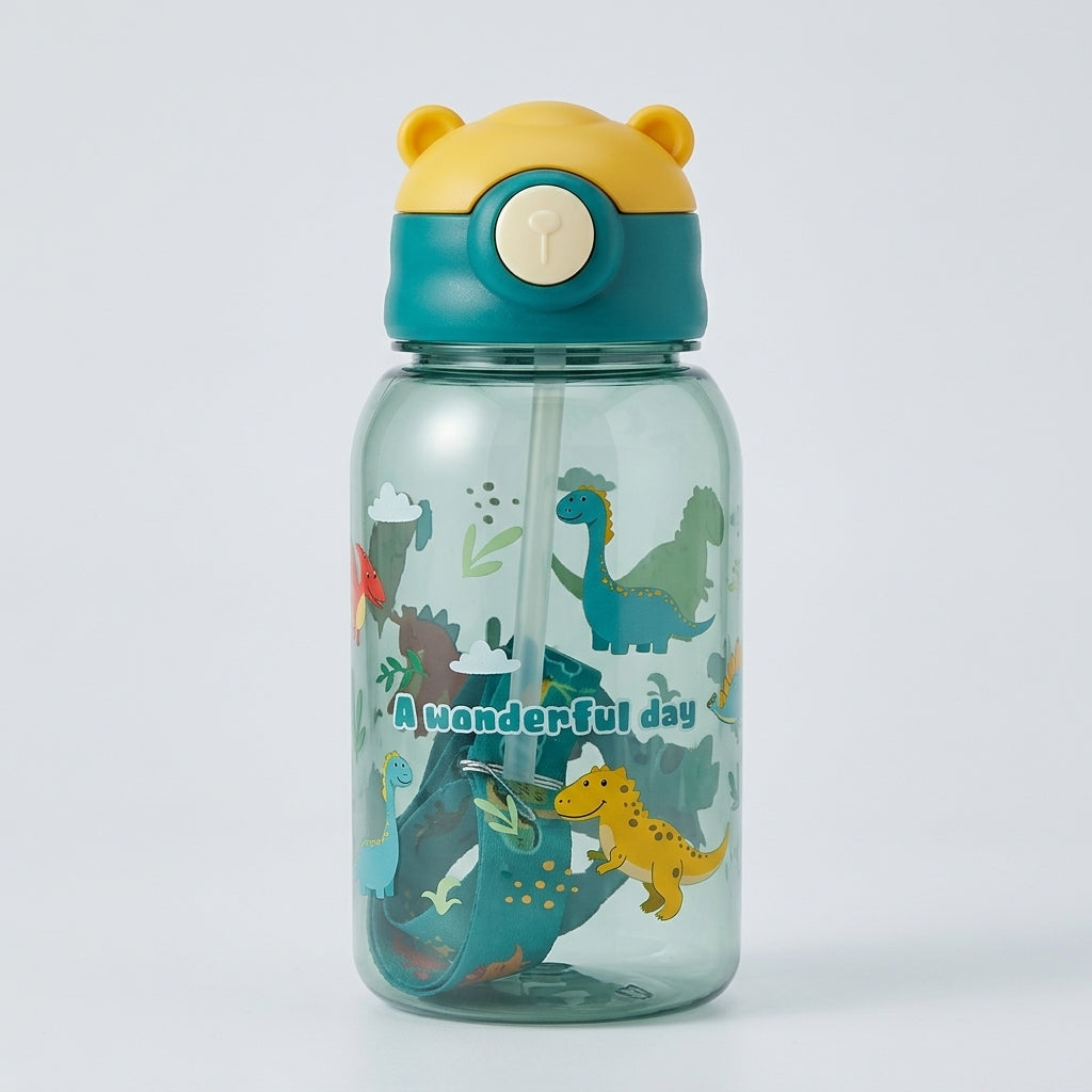 Dino Adventure Straw Bottle