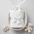 Super Soft Embossed Baby Blanket – White (Medium)