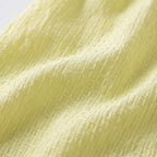 Sunshine Puff-Sleeve Tie-Back Dress