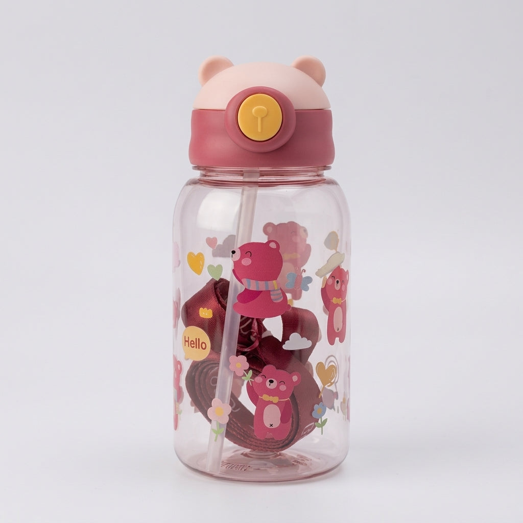 Bear Hug Straw Bottle