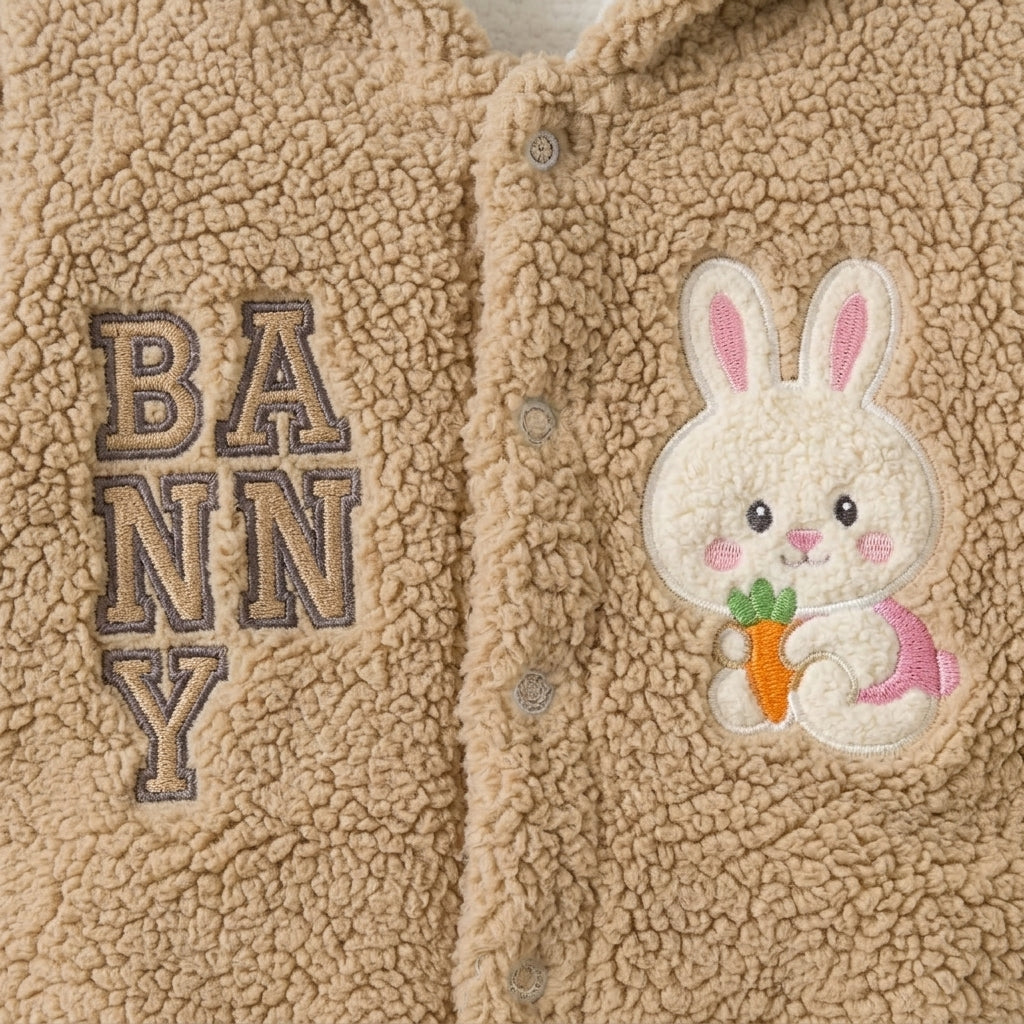 Banny Bunny Fleece Hooded Pramsuit