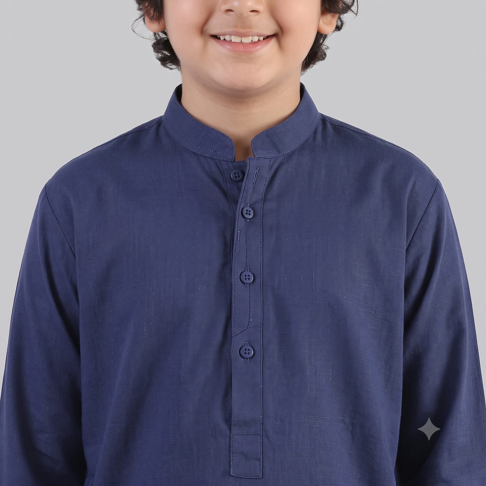 Everyday Kurta – Navy Blue