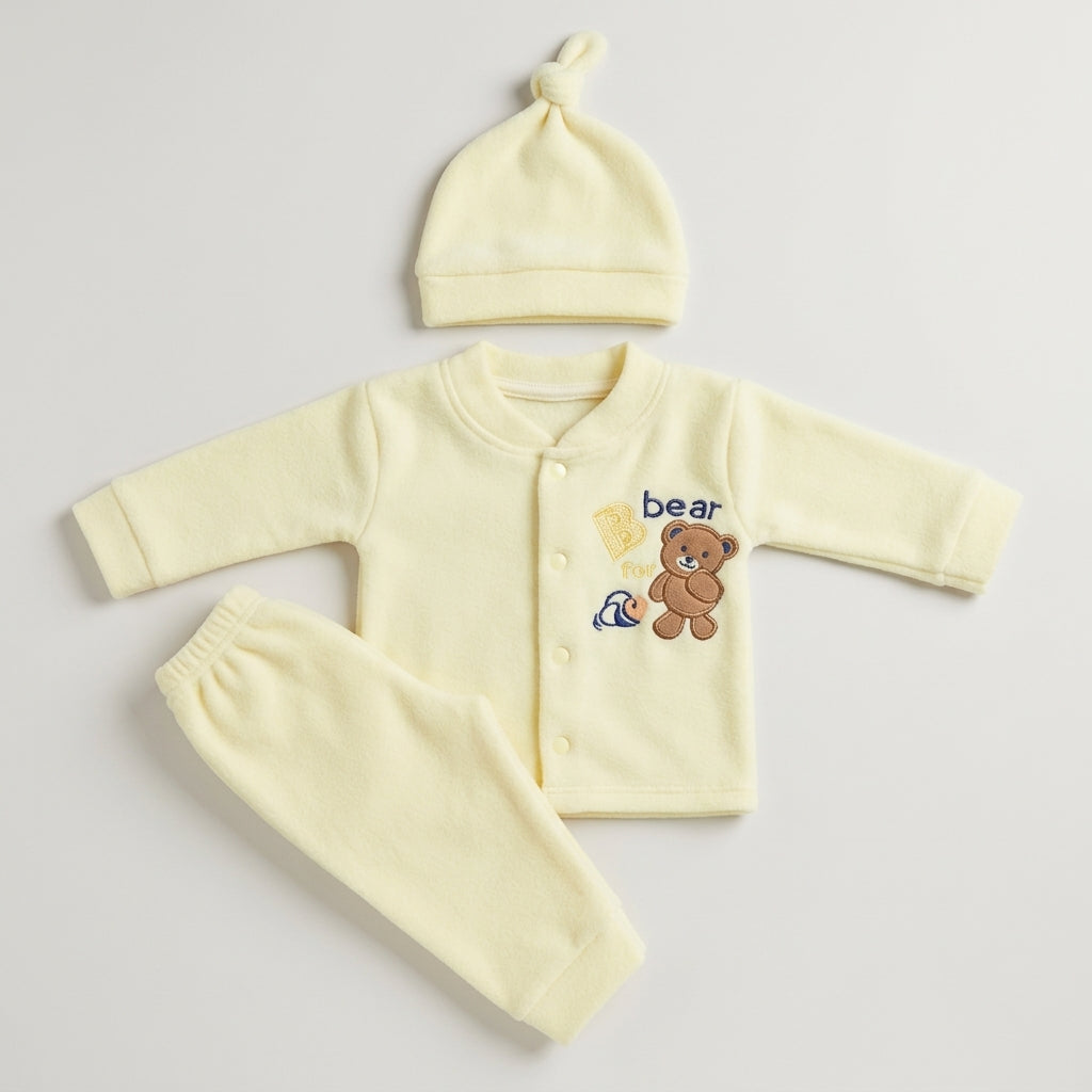 B for Bear Fleece 3-Piece Set