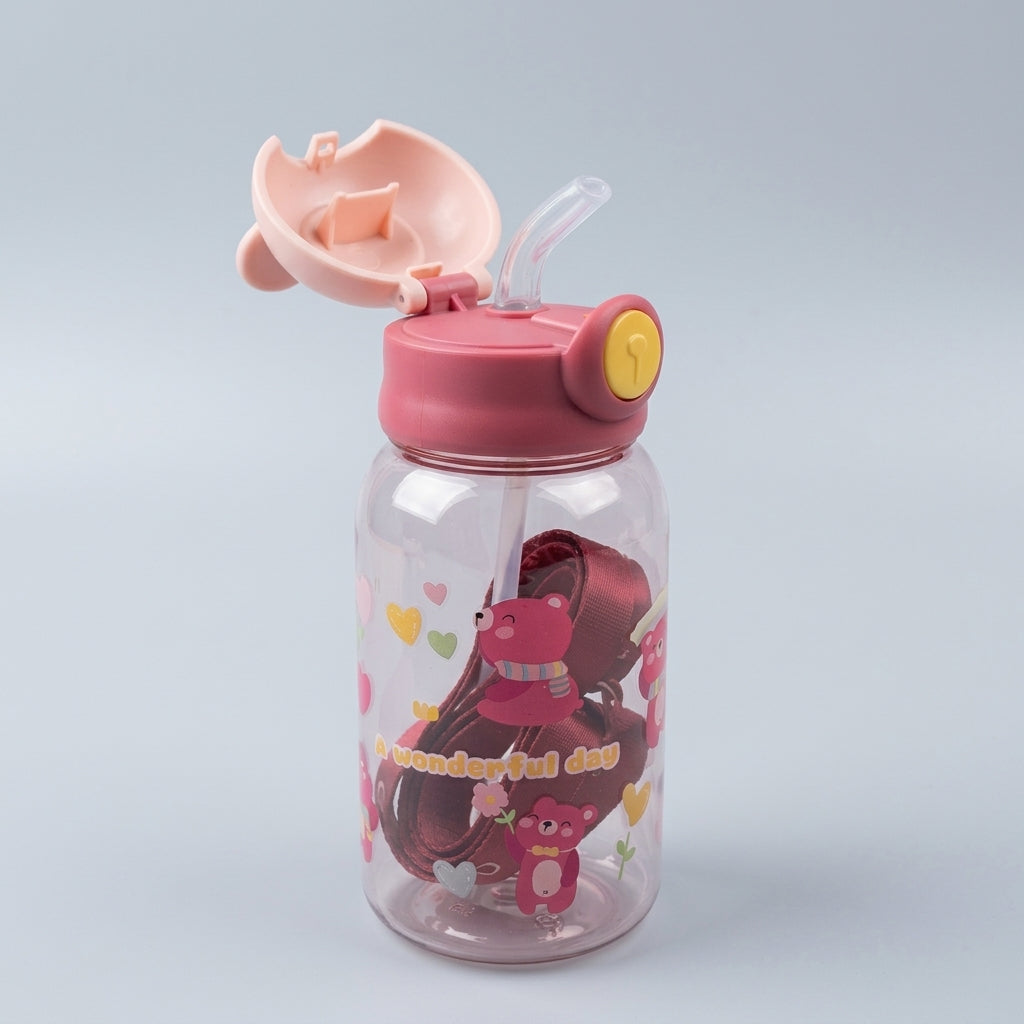 Bear Hug Straw Bottle