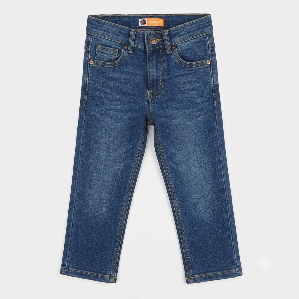 Everyday Stretch Denim Pants – Blue