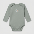 Sleepy Teddy Pack of 3 Long Sleeve Bodysuits