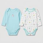 Unicorn & Friends Pack of 2 Long Sleeve Bodysuits