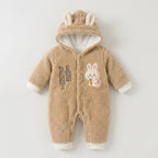 Banny Bunny Fleece Hooded Pramsuit