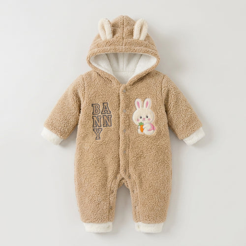 Banny Bunny Fleece Hooded Pramsuit