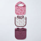 Wildflower Blossom 3-Pack Bib Set