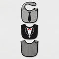 Little Gentleman 3-Pack Bib Set