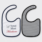 Voted Most Handsome 2-Pack Bib Set