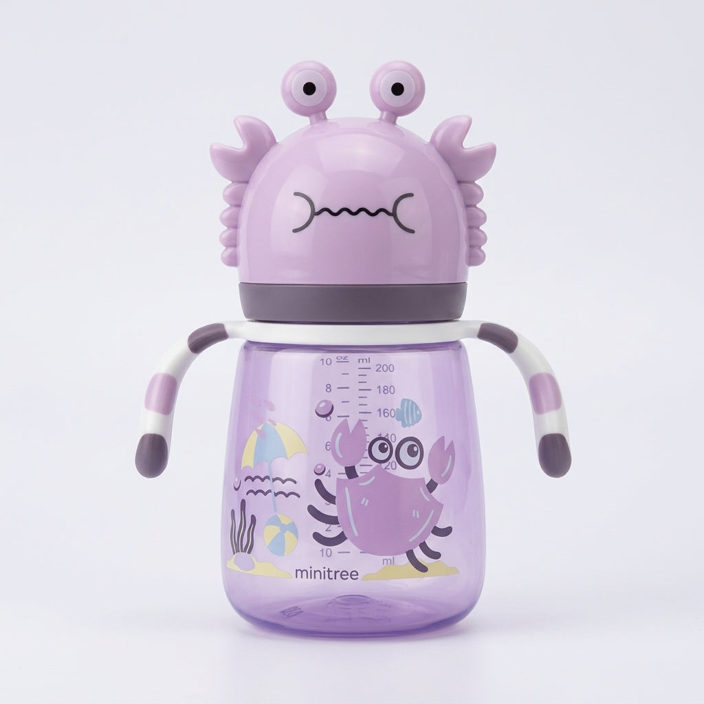 Minitree Ocean Crab Feeding Bottle - Purple