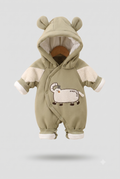 Elephant Theme Fleece Romper