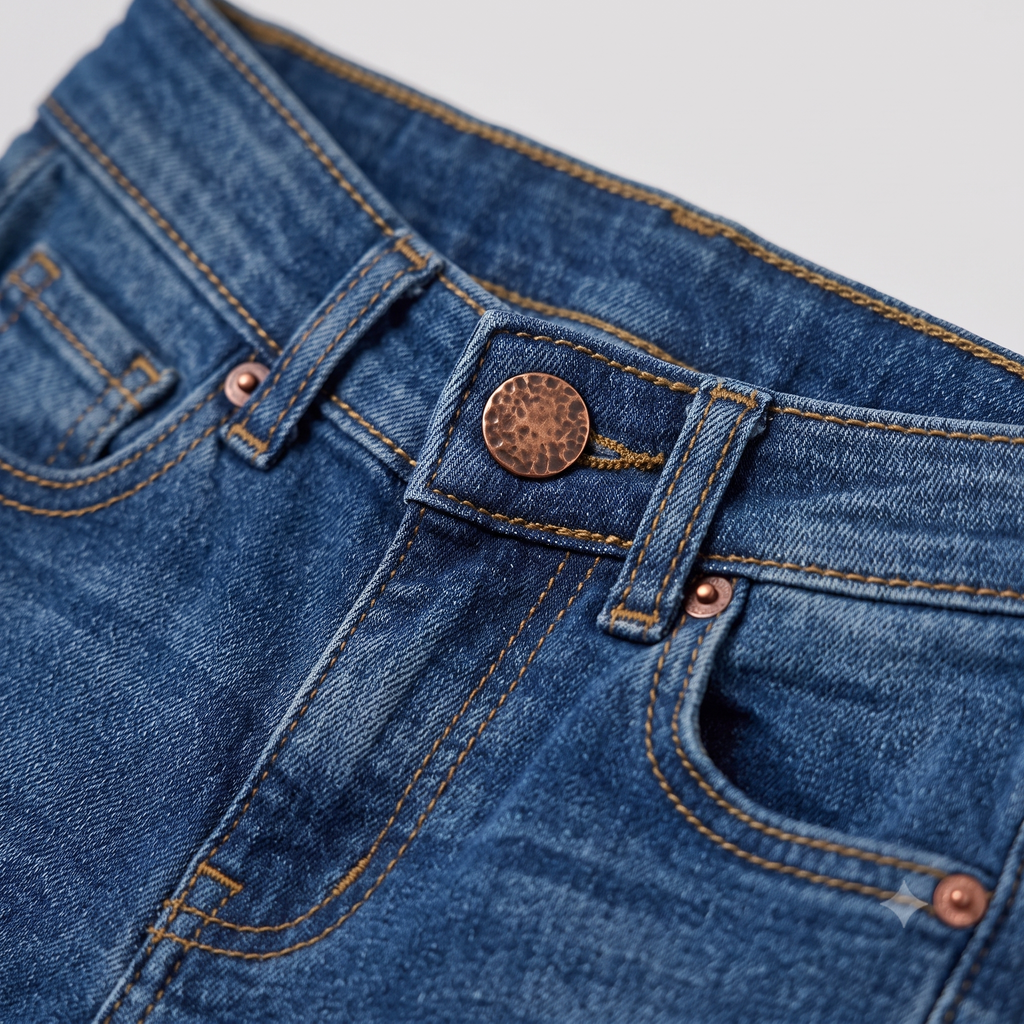 Everyday Stretch Denim Pants – Blue