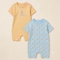 Sunny Days Jerry Romper – Sky Blue & Yellow