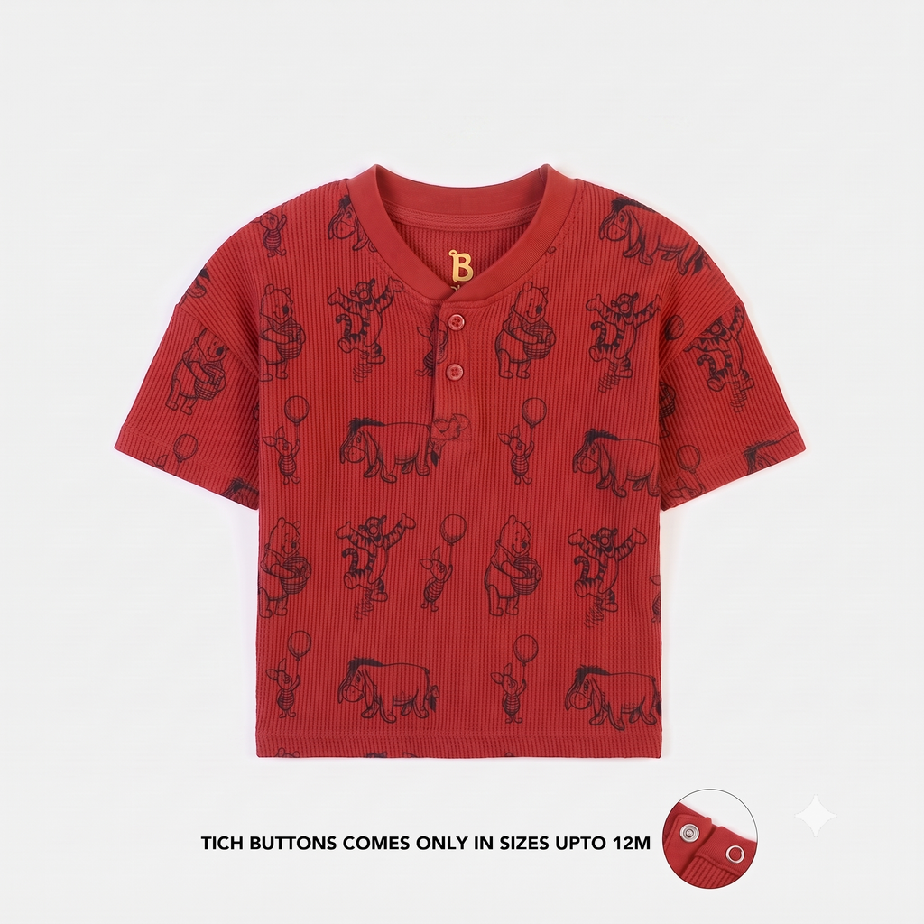 Winnie the Pooh Tee – Red
