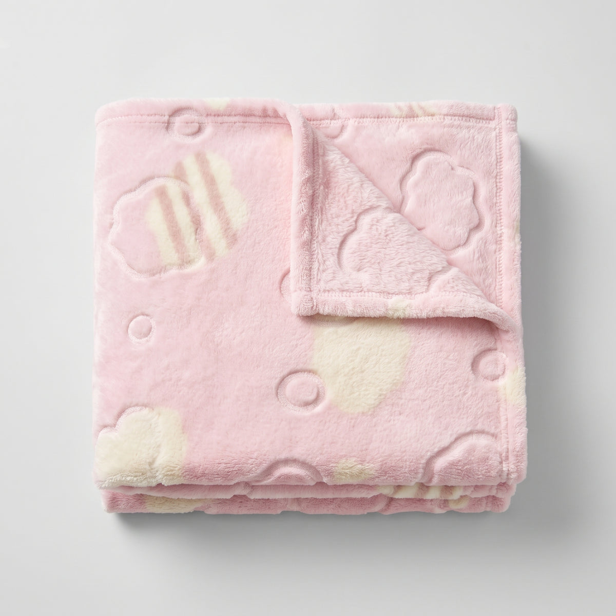 Super Soft Pink Cloud Zipper Blanket – Newborn