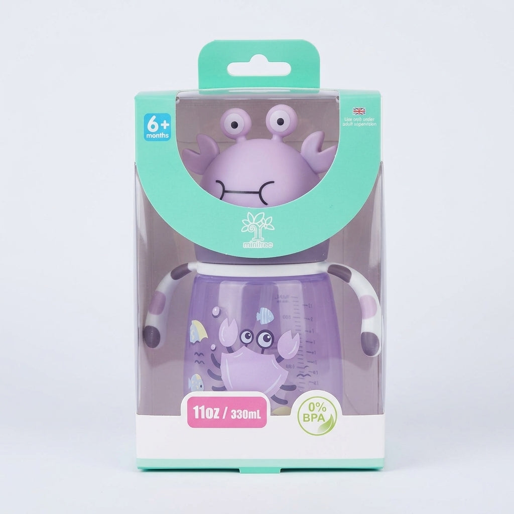 Minitree Ocean Crab Feeding Bottle - Purple