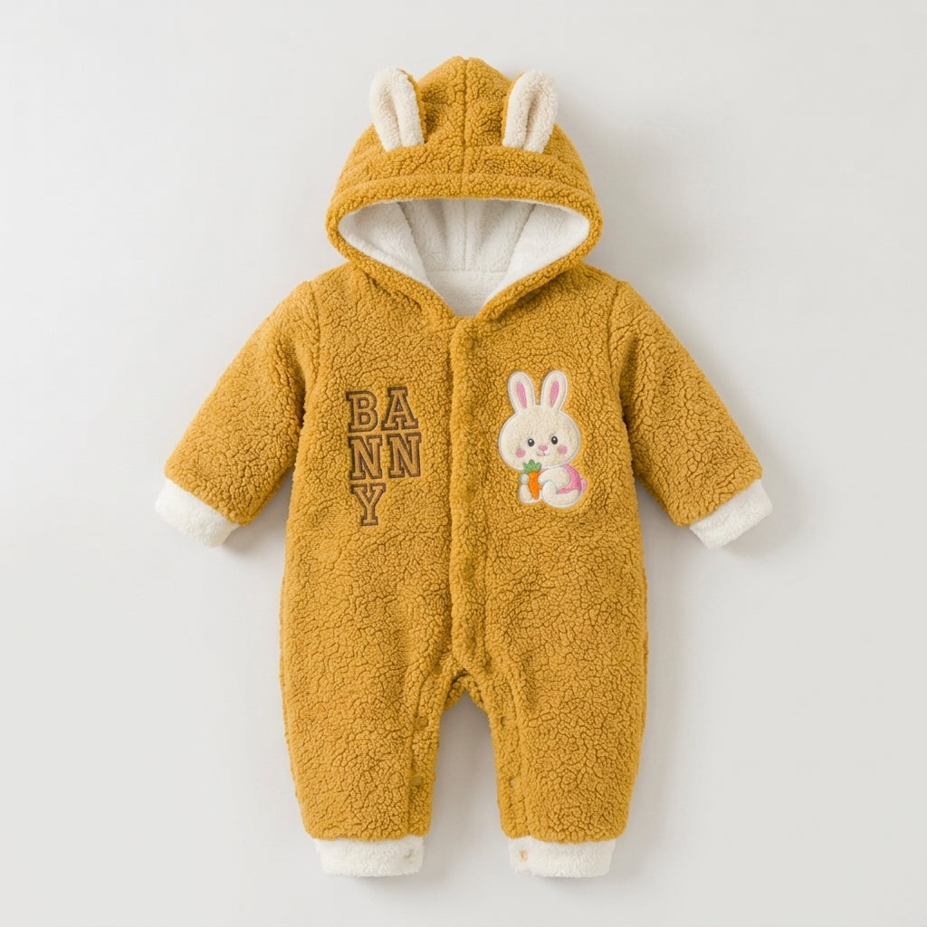 Banny Bunny Fleece Hooded Pramsuit