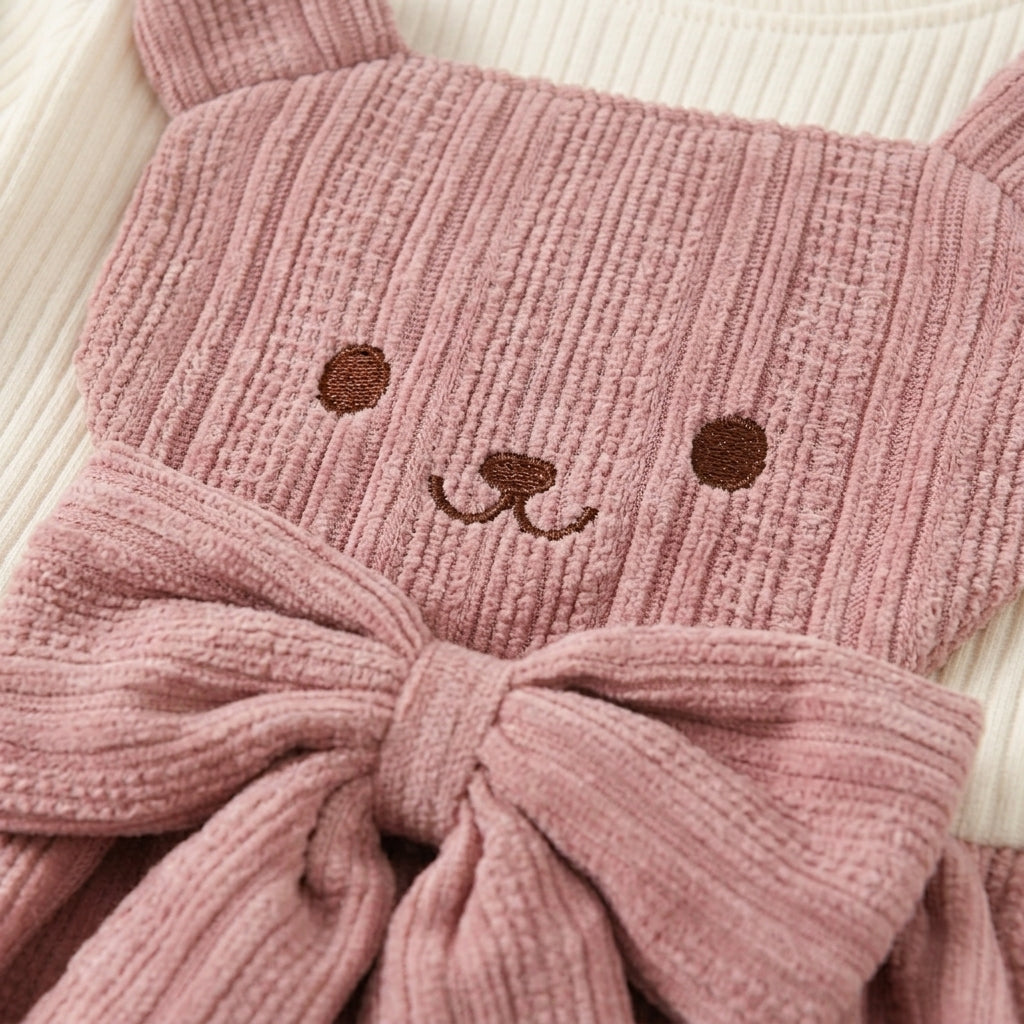 Honeybear Pinafore Set – Terry
