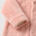 Piano Bear Fleece Hooded Pramsuit
