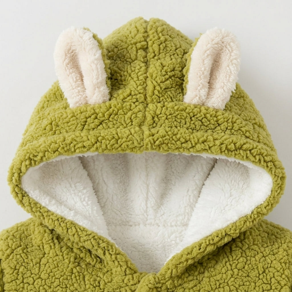 Banny Bunny Fleece Hooded Pramsuit