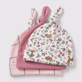 Fawn & Floral 3-Pack Knot Caps