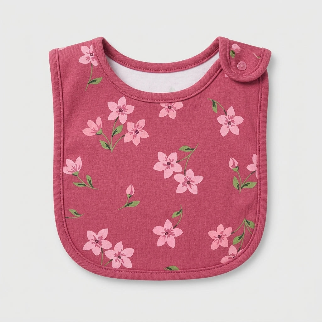 Wildflower Blossom 3-Pack Bib Set