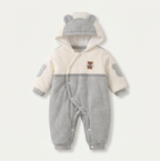 Teddy Thermal Hooded Romper