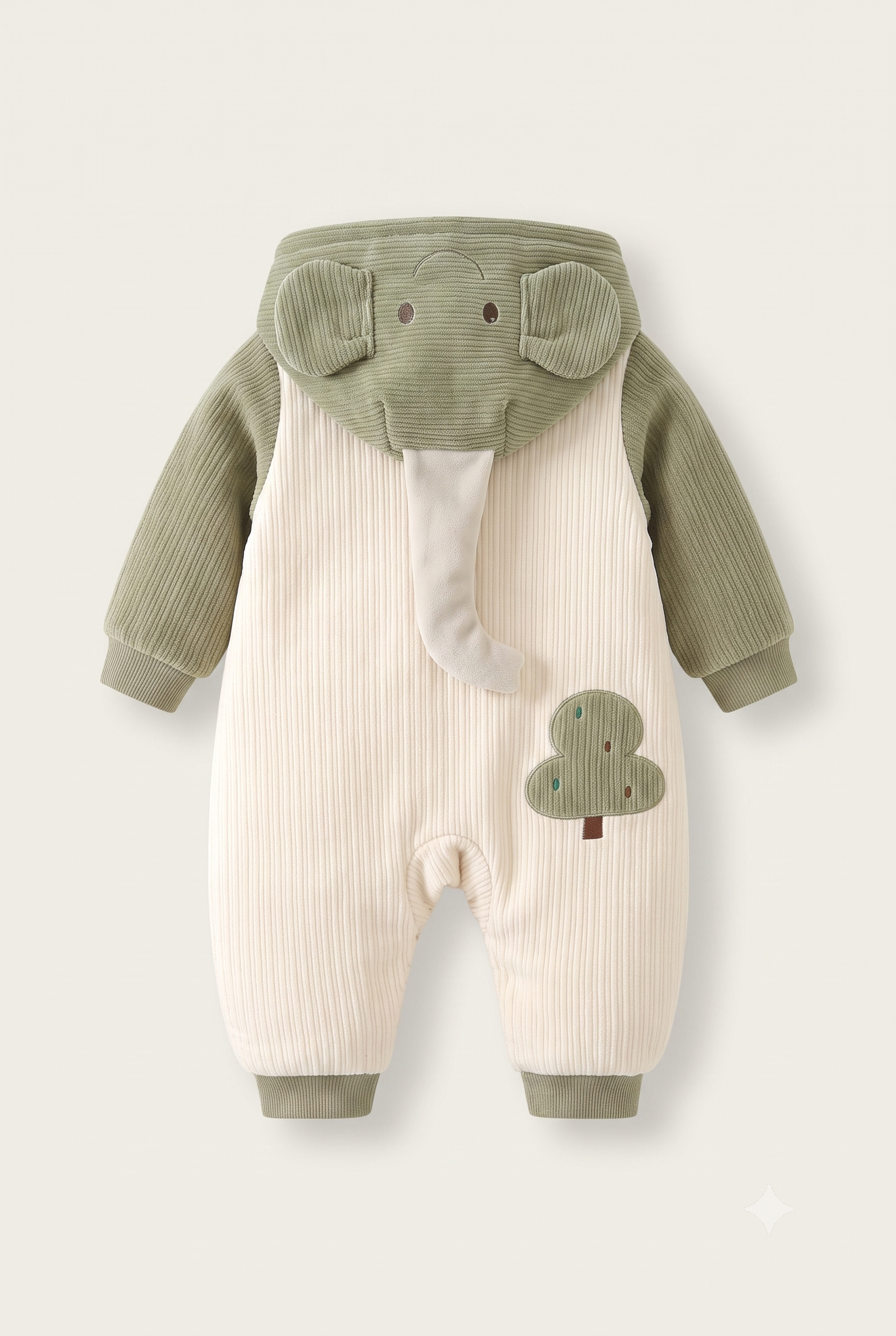 Jungle Theme Hooded Romper