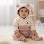 Teddy Thermal Hooded Romper