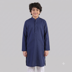 Everyday Kurta – Navy Blue