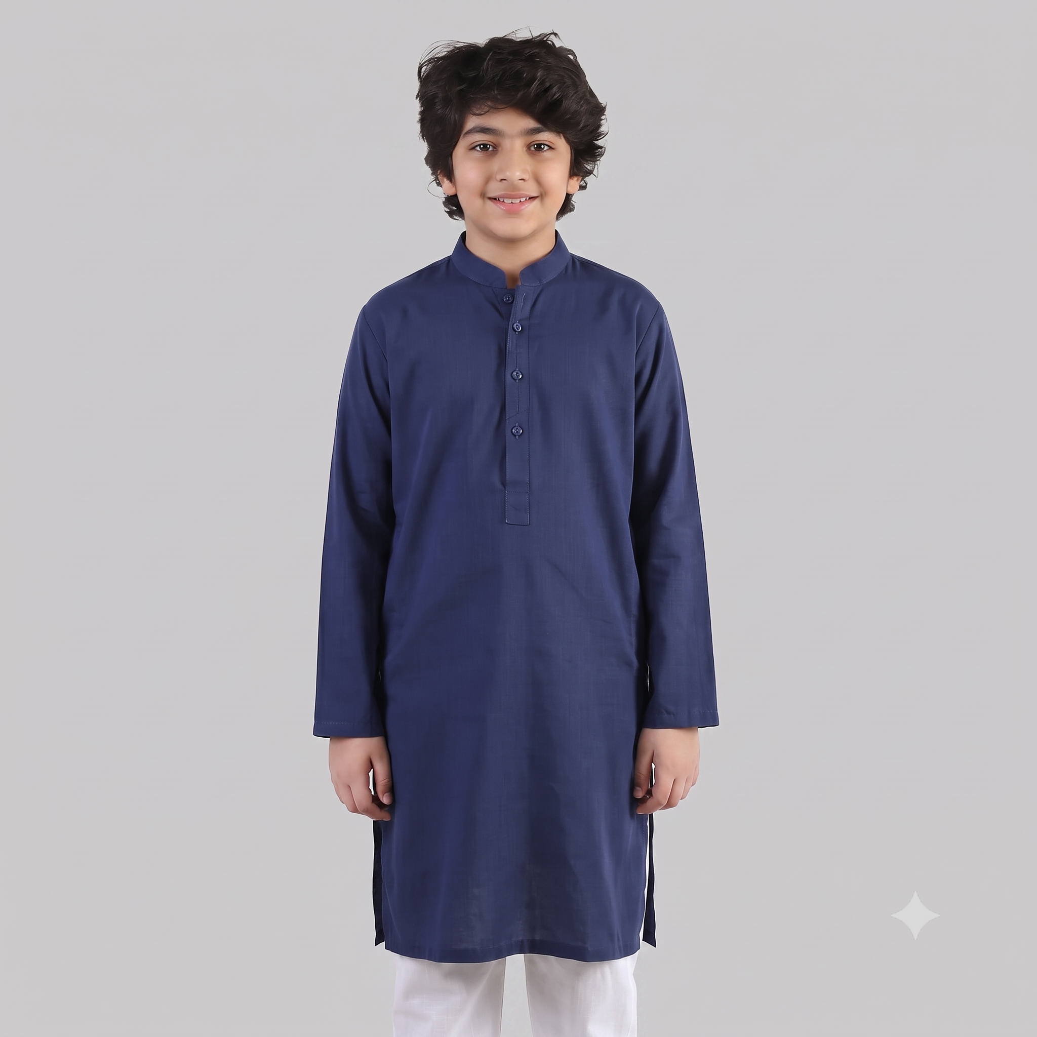 Everyday Kurta – Navy Blue