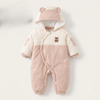 Teddy Thermal Hooded Romper