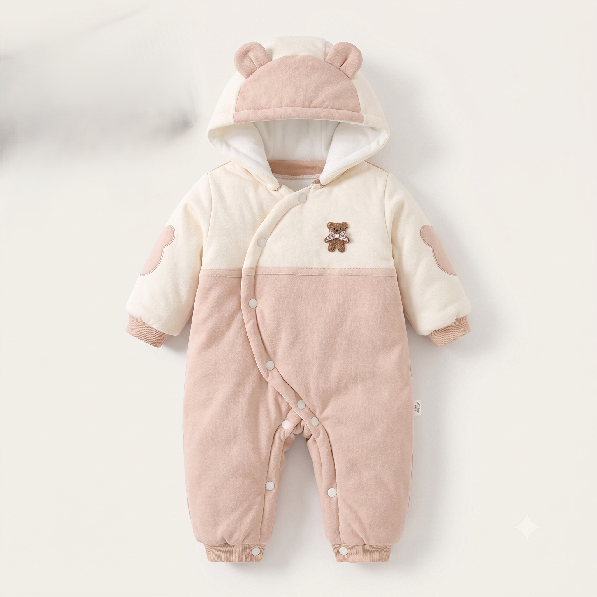Teddy Thermal Hooded Romper