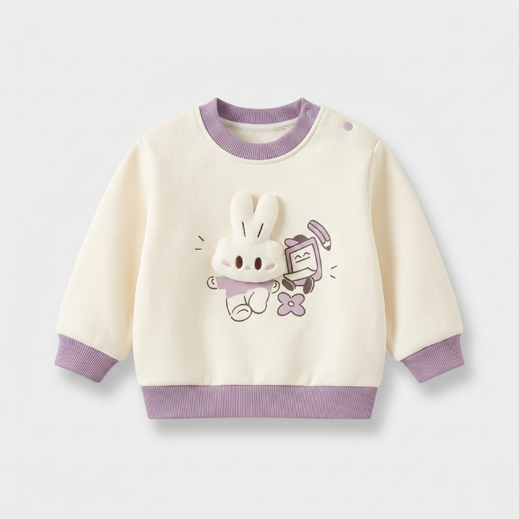 Bunny Buddy Fleece Sweatshirt Set