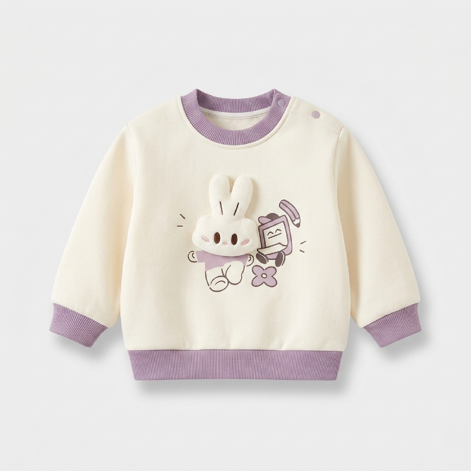 Bunny Buddy Fleece Sweatshirt Set