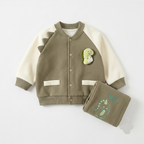 Happy Dinosaur Varsity Jacket Set